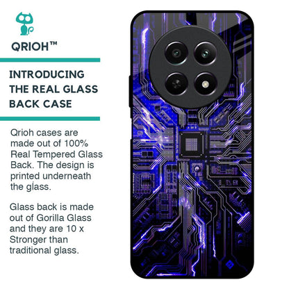 Techno Color Pattern Glass Case For Realme 12 5G