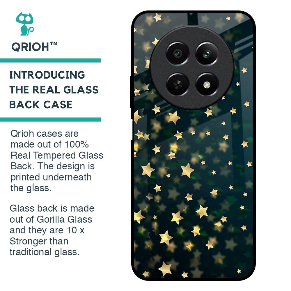 Dazzling Stars Glass Case For Realme 12 5G