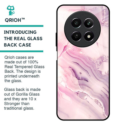 Diamond Pink Gradient Glass Case For Realme 12 5G