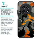 Camouflage Orange Glass Case For Realme 12 5G