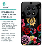 Floral Decorative Glass Case For Realme 12 5G