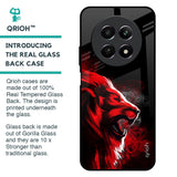 Red Angry Lion Glass Case for Realme 12 5G