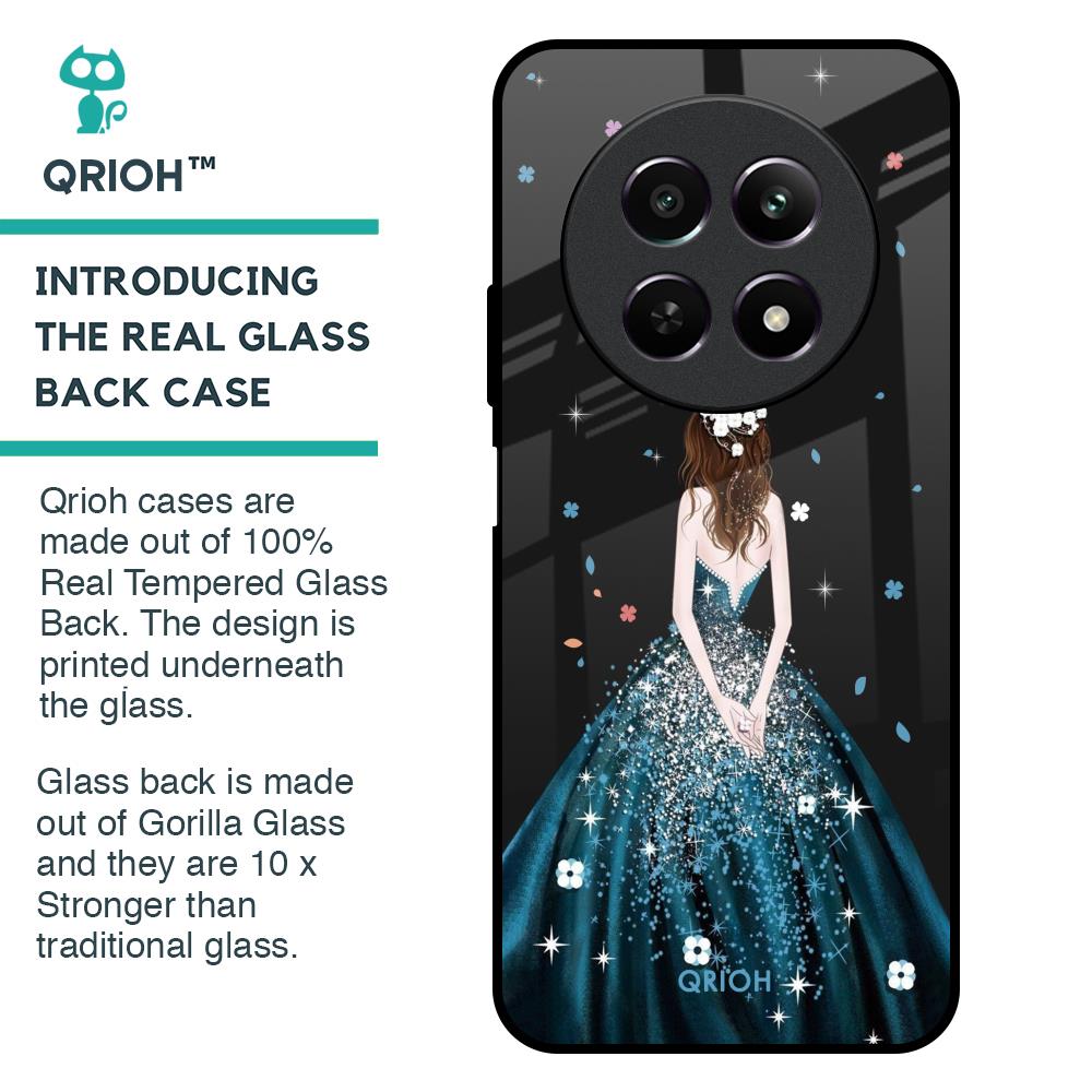 Queen Of Fashion Glass Case for Realme 12 5G