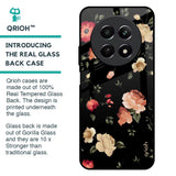 Black Spring Floral Glass Case for Realme 12 5G