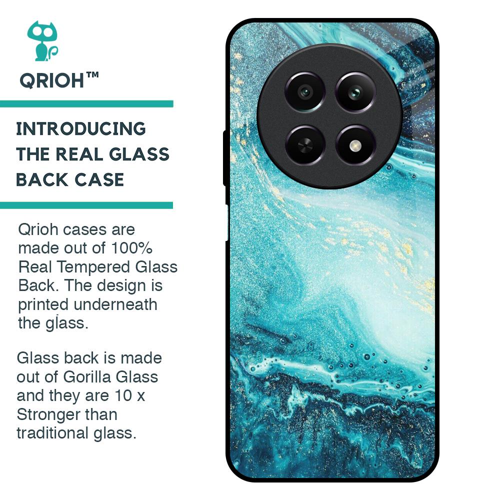 Sea Water Glass Case for Realme 12 5G