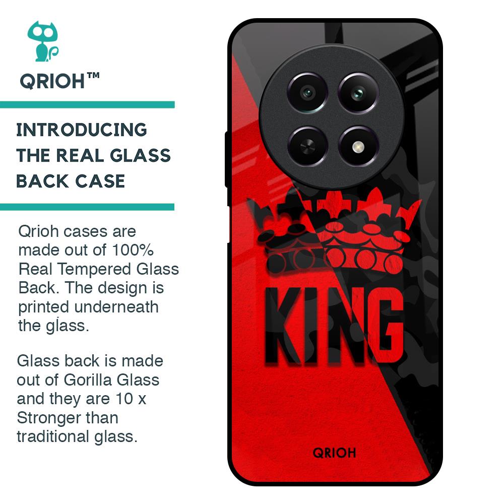 I Am A King Glass Case for Realme 12 5G
