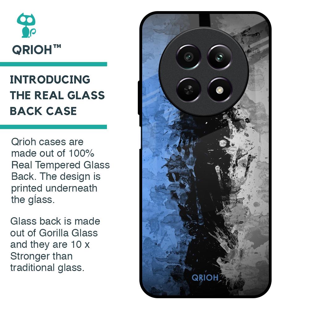 Dark Grunge Glass Case for Realme 12 5G