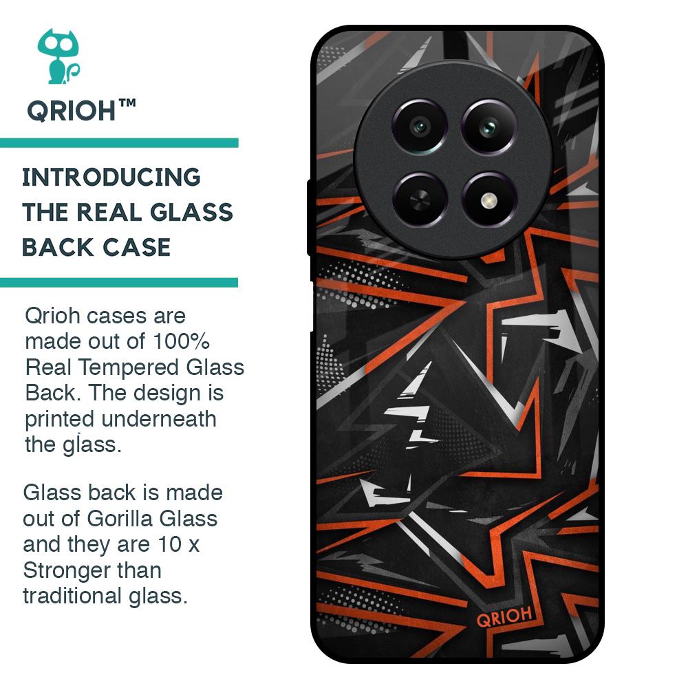 Vector Art Glass Case for Realme 12 5G