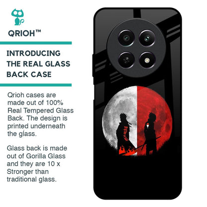 Anime Red Moon Glass Case for Realme 12 5G