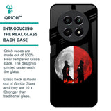 Anime Red Moon Glass Case for Realme 12 5G