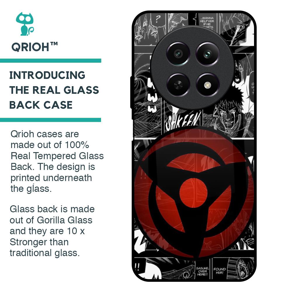 Sharingan Glass Case for Realme 12 5G