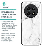 Modern White Marble Glass Case for Realme 12 5G