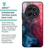 Blue & Red Smoke Glass Case for Realme 12 5G