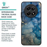 Blue Cool Marble Glass Case for Realme 12 5G