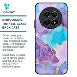 Alcohol ink Marble Glass Case for Realme 12 5G
