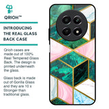 Seamless Green Marble Glass Case for Realme 12 5G