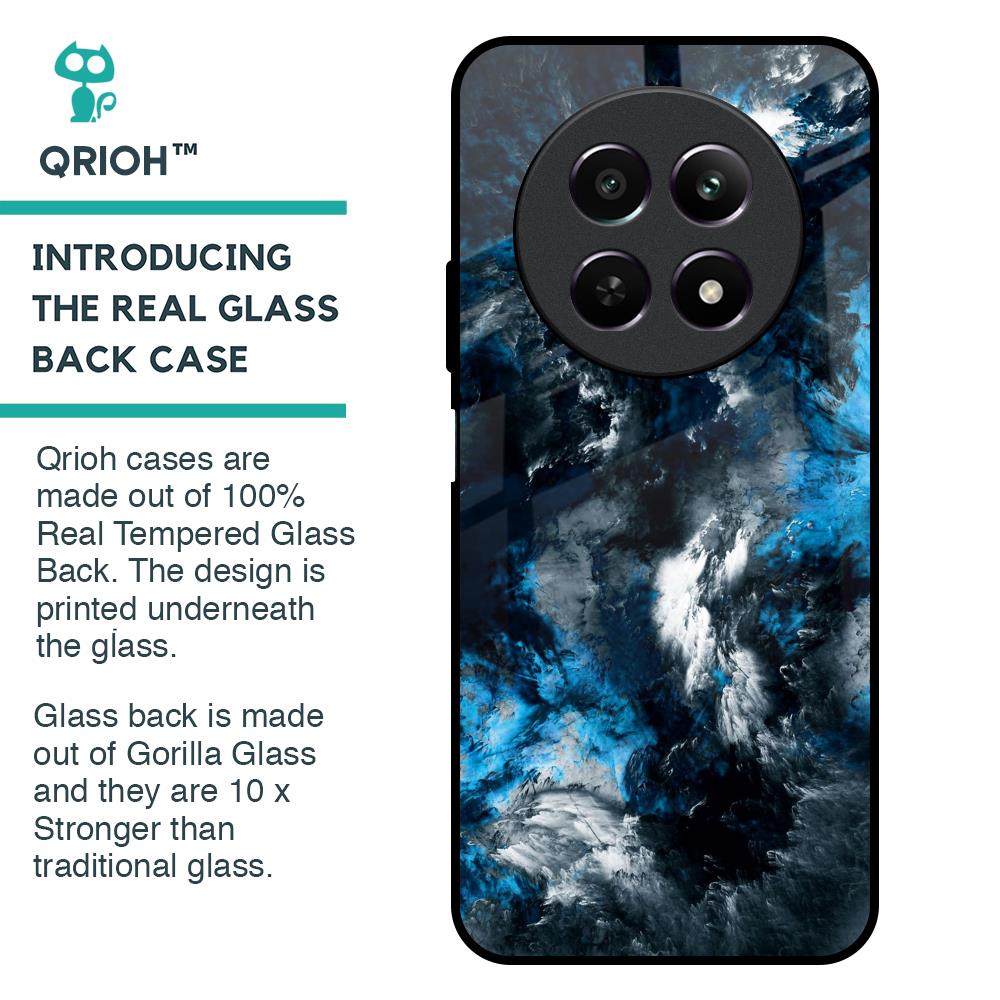 Cloudy Dust Glass Case for Realme 12 5G