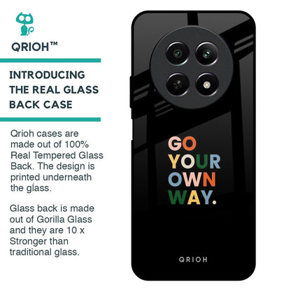 Go Your Own Way Glass Case for Realme 12 5G