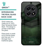 Green Leather Glass Case for Realme 12 5G