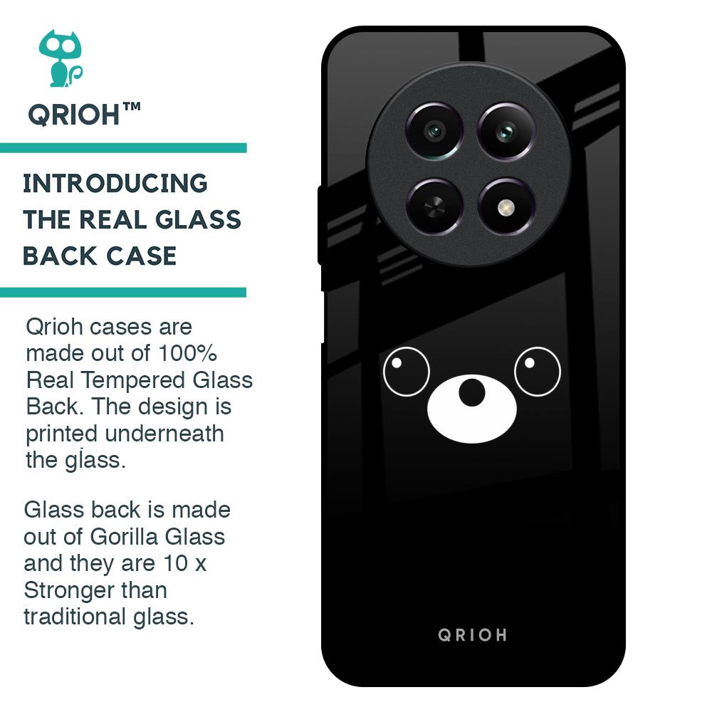 Cute Bear Glass Case for Realme 12 5G