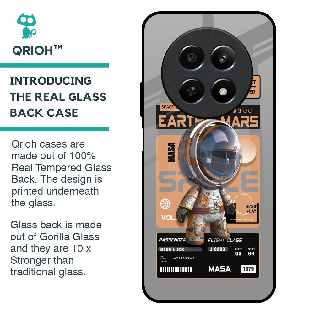 Space Ticket Glass Case for Realme 12 5G