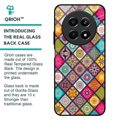 Multicolor Mandala Glass Case for Realme 12 5G