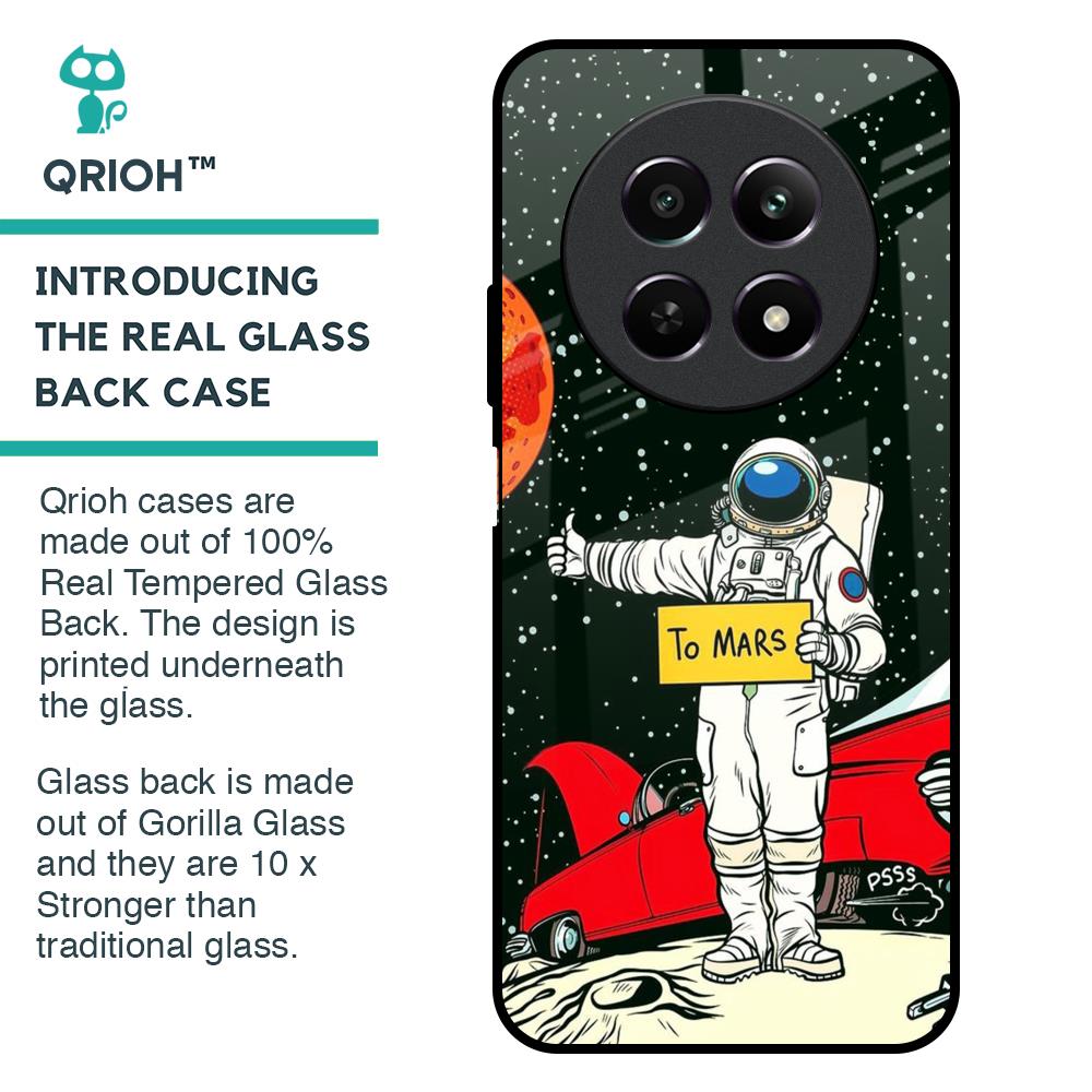 Astronaut on Mars Glass Case for Realme 12 5G