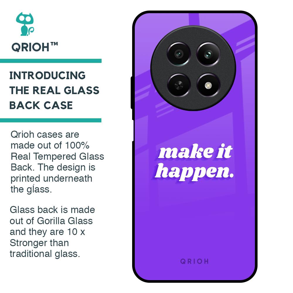Make it Happen Glass Case for Realme 12 5G