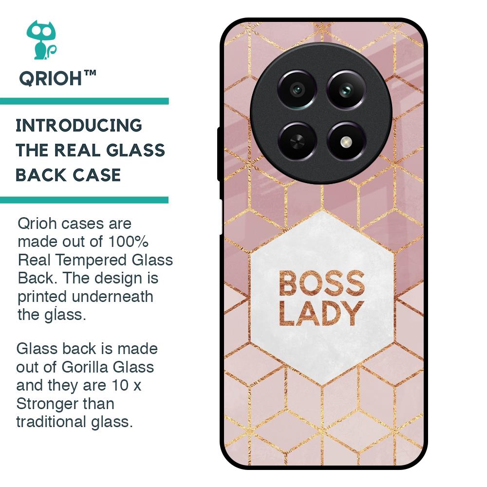 Boss Lady Glass Case for Realme 12 5G