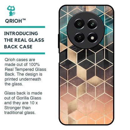 Bronze Texture Glass Case for Realme 12 5G