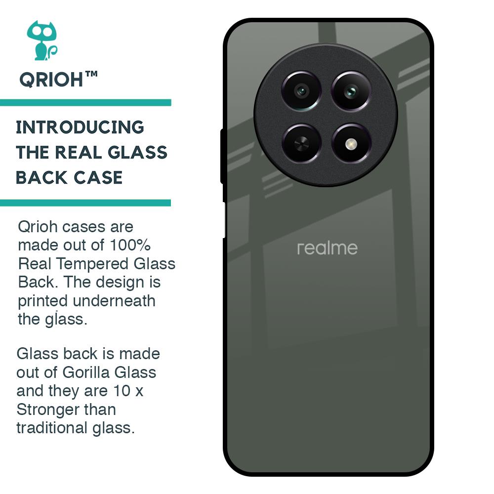 Charcoal Glass Case for Realme 12 5G