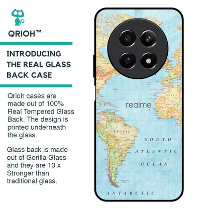 Fly Around The World Glass Case for Realme 12 5G