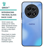 Vibrant Blue Texture Glass Case for Realme 12 5G