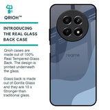 Navy Blue Ombre Glass Case for Realme 12 5G
