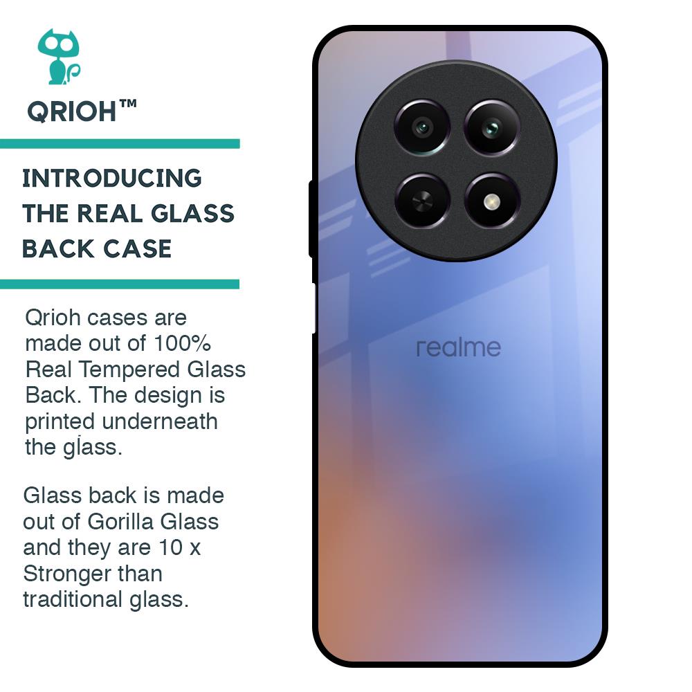 Blue Aura Glass Case for Realme 12 5G