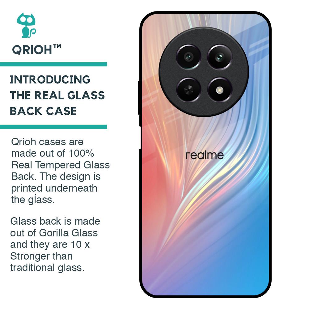 Mystic Aurora Glass Case for Realme 12 5G