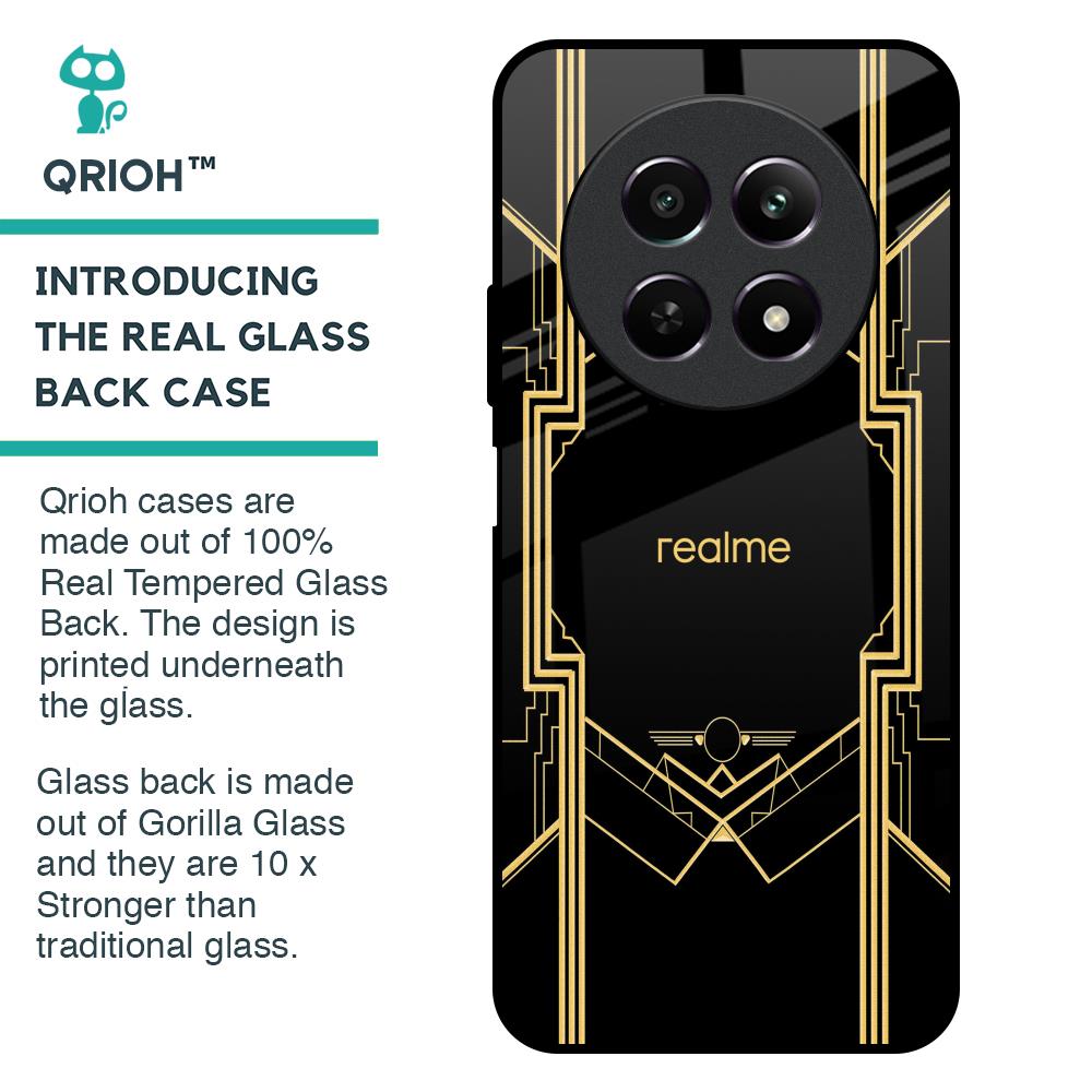 Sacred Logo Glass Case for Realme 12 5G