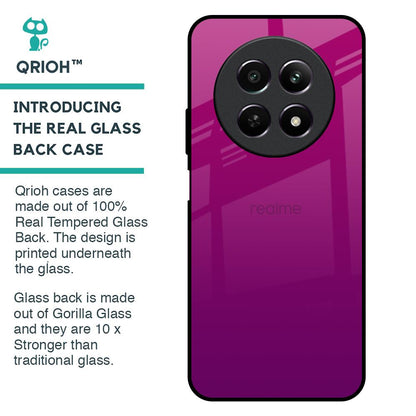 Magenta Gradient Glass Case For Realme 12 5G