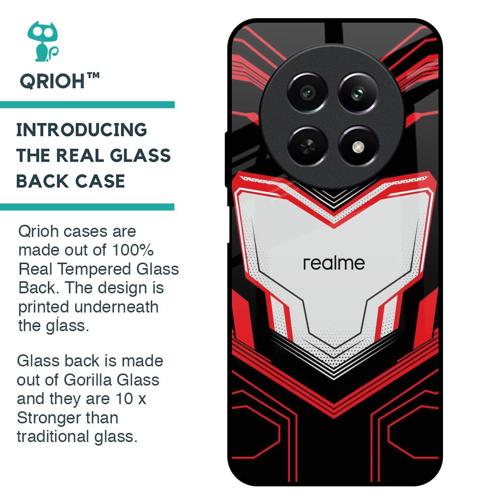 Quantum Suit Glass Case For Realme 12 5G