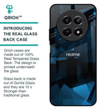 Polygonal Blue Box Glass Case For Realme 12 5G