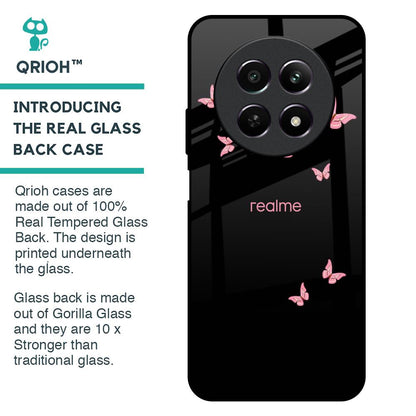 Fly Butterfly Glass Case for Realme 12 5G