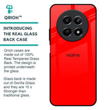Blood Red Glass Case for Realme 12 5G