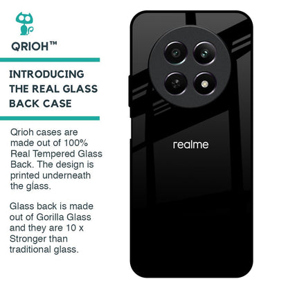 Jet Black Glass Case for Realme 12 5G