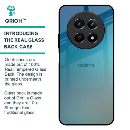 Sea Theme Gradient Glass Case for Realme 12 5G