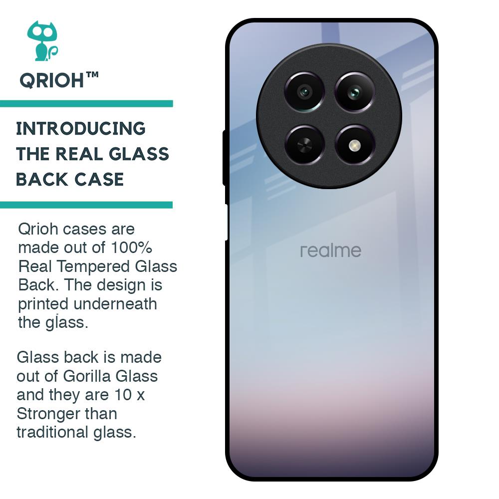 Light Sky Texture Glass Case for Realme 12 5G