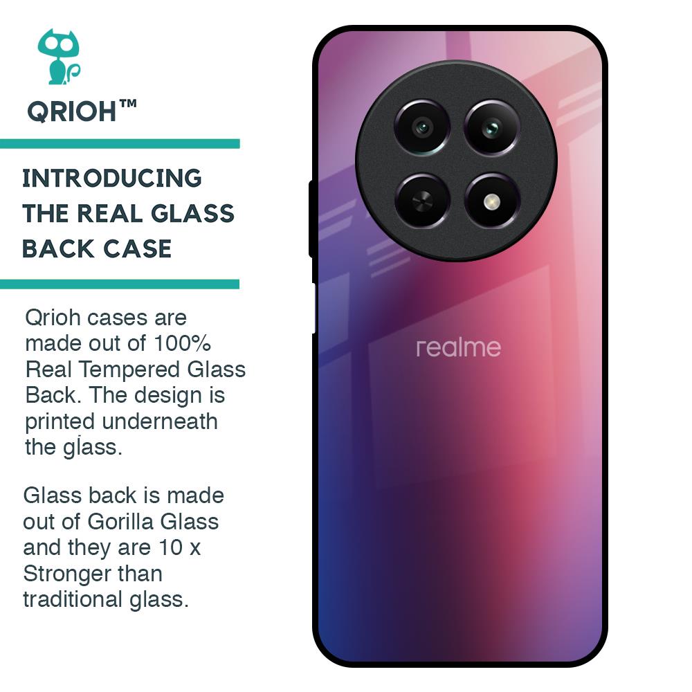 Multi Shaded Gradient Glass Case for Realme 12 5G