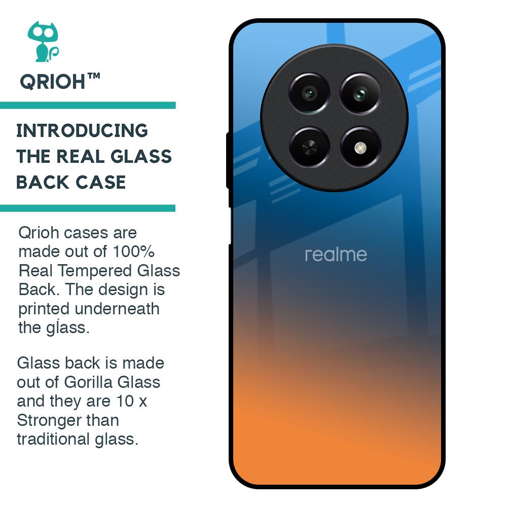 Sunset Of Ocean Glass Case for Realme 12 5G