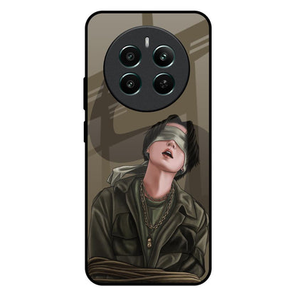 Blind Fold Realme 12 Plus 5G Glass Back Cover Online