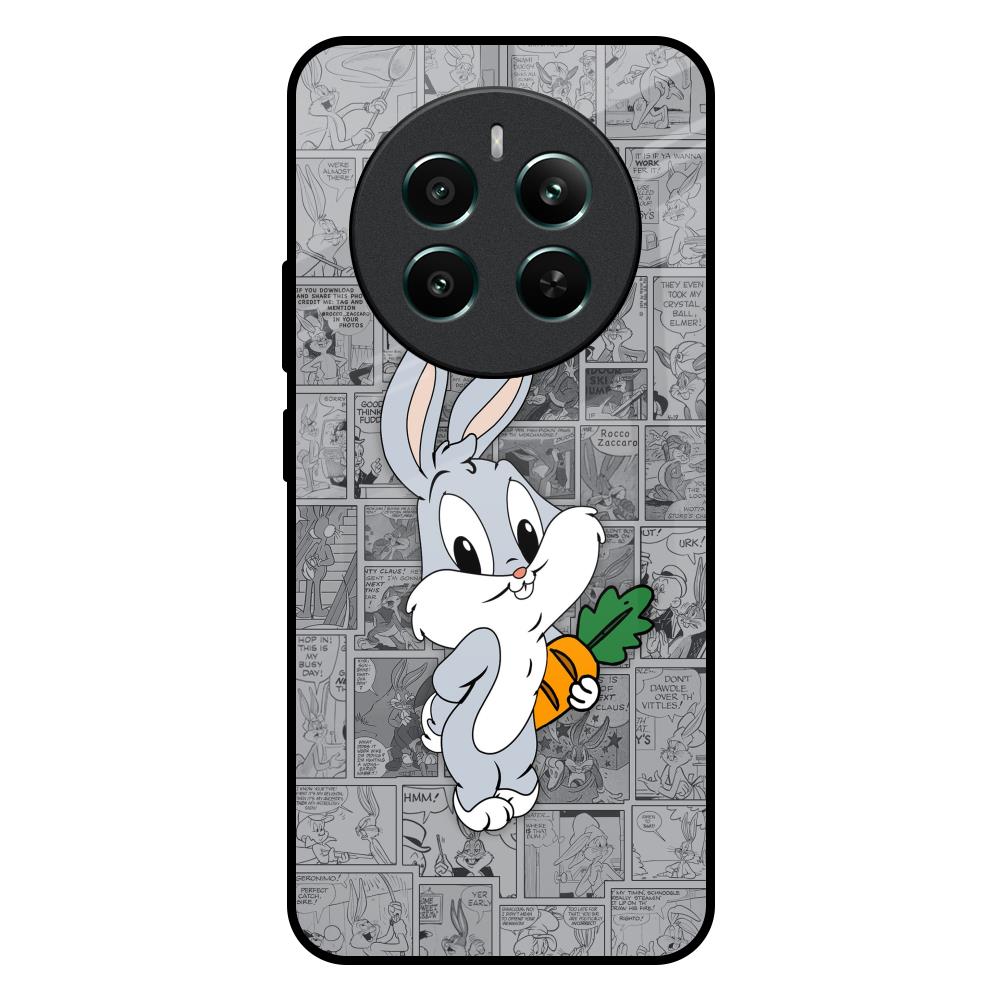 Cute Baby Bunny Realme 12 Plus 5G Glass Back Cover Online