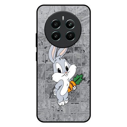 Cute Baby Bunny Realme 12 Plus 5G Glass Back Cover Online